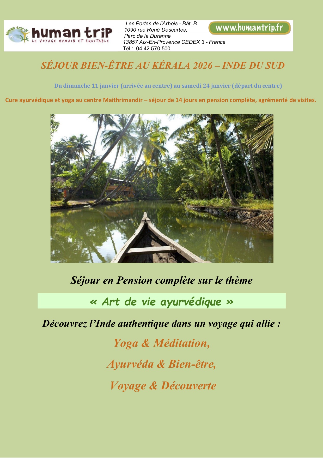 Séjour cure Ayurvédique et Yoga : retraite, hatha, yoga, silence, ressourcement, ayurvédique, 