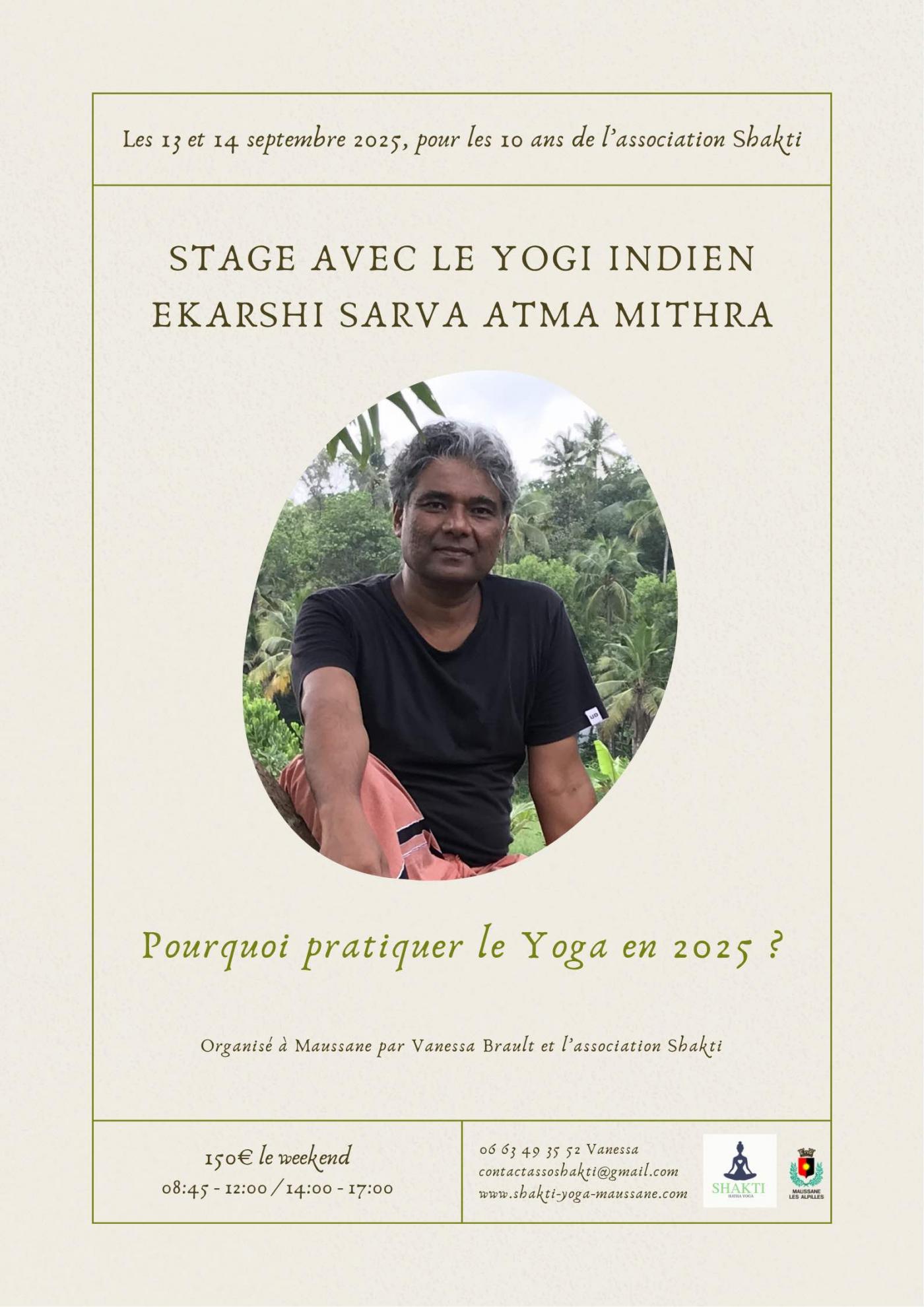 Stage de Yoga  : stage, yoga